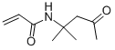 Diacetoneacrylamideの構造